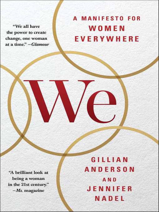 Title details for We by Gillian Anderson - Wait list